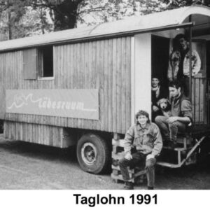 Der Läbesruum-Bauwagen 1991.